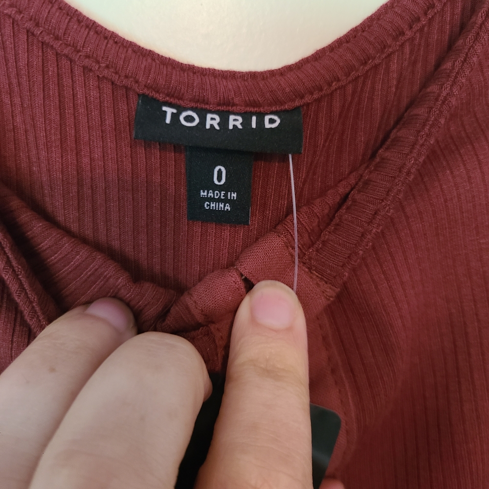 Torrid Rust Tank Top - Picture 2 of 3